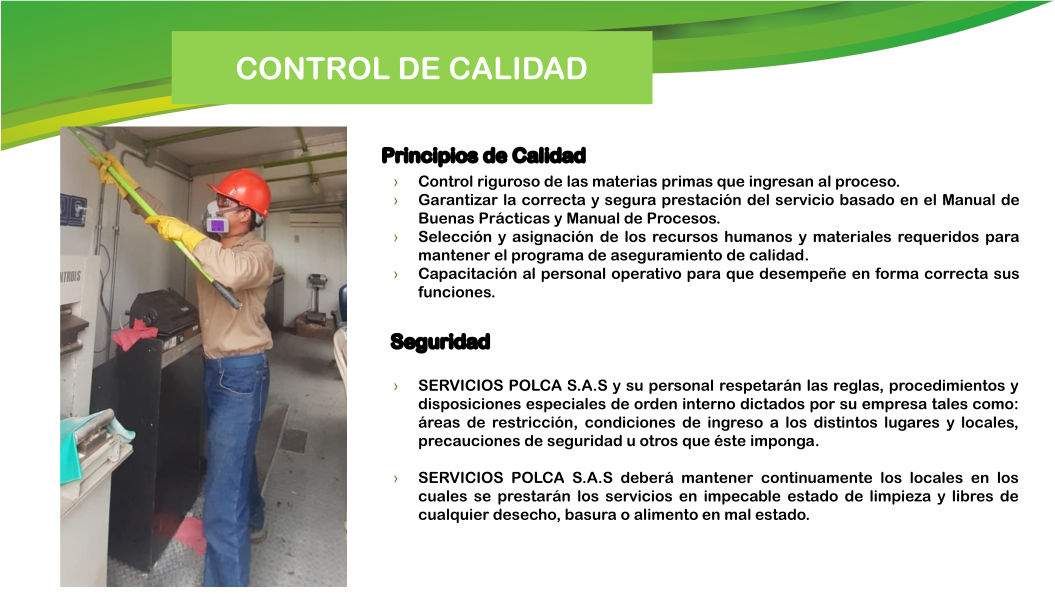 control de calidad